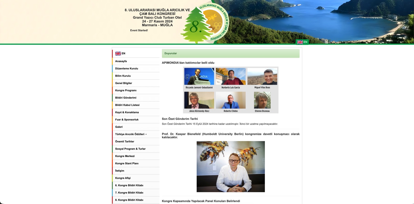 Muğla Congress Center etkinlik web sitesi